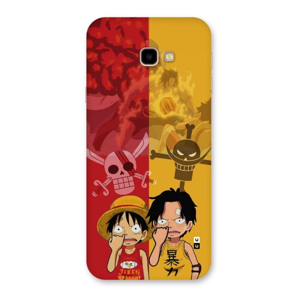 Luffy And Ace Back Case for Galaxy J4 Plus