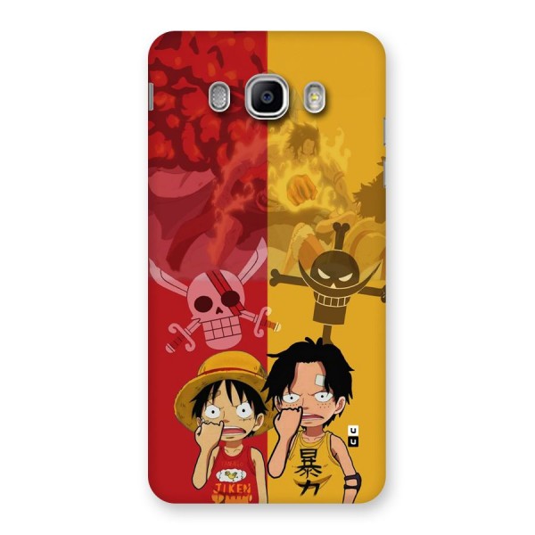 Luffy And Ace Back Case for Galaxy J5 2016