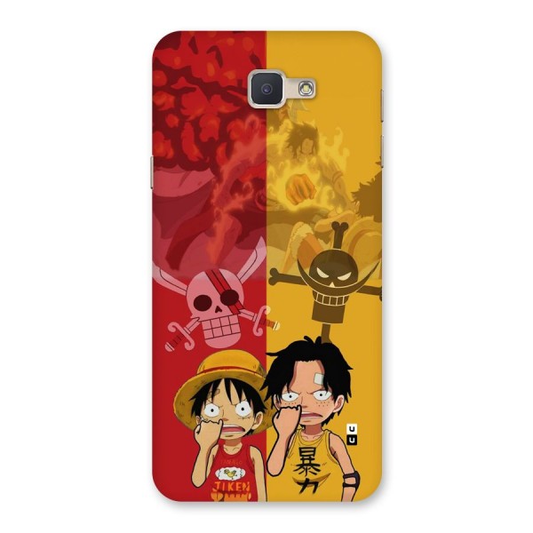 Luffy And Ace Back Case for Galaxy J5 Prime