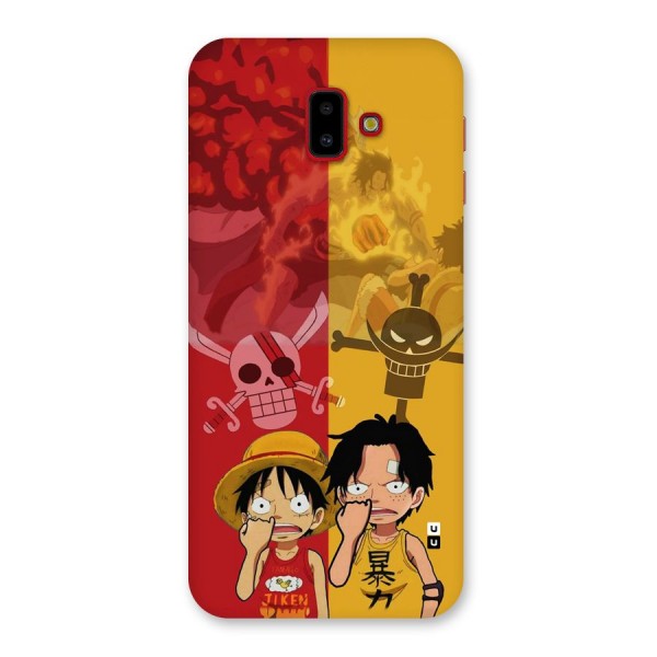 Luffy And Ace Back Case for Galaxy J6 Plus