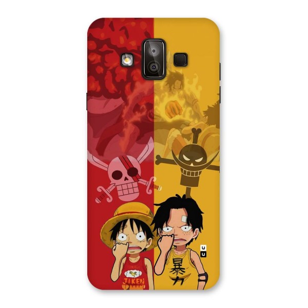 Luffy And Ace Back Case for Galaxy J7 Duo
