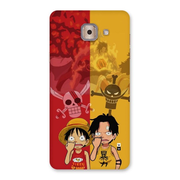 Luffy And Ace Back Case for Galaxy J7 Max
