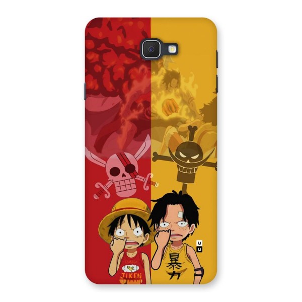 Luffy And Ace Back Case for Galaxy J7 Prime