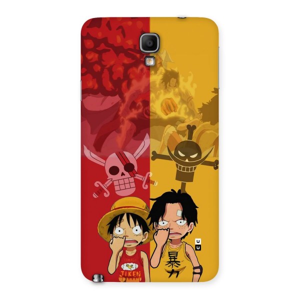 Luffy And Ace Back Case for Galaxy Note 3 Neo