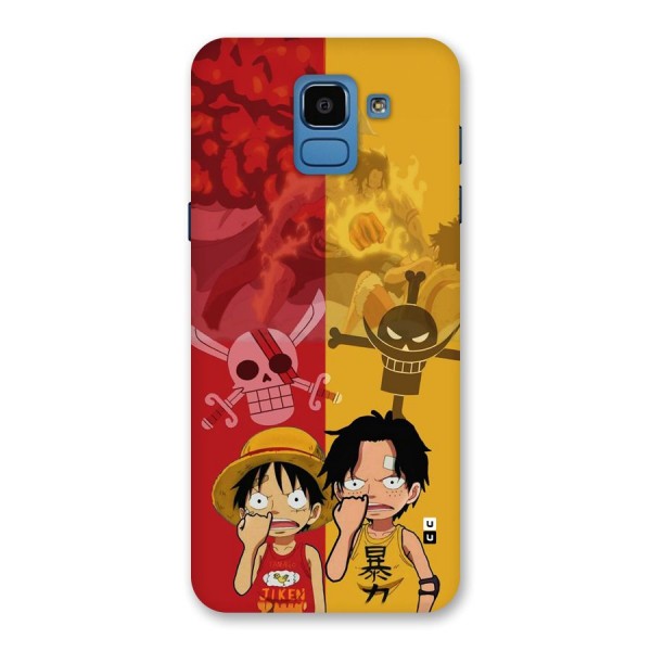 Luffy And Ace Back Case for Galaxy On6