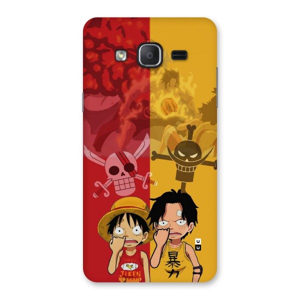 Luffy And Ace Back Case for Galaxy On7 2015