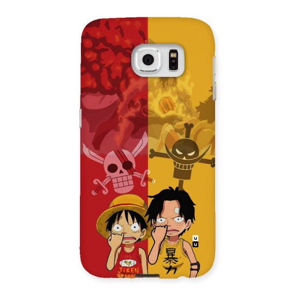 Luffy And Ace Back Case for Galaxy S6