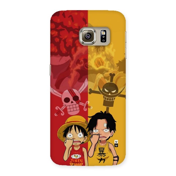 Luffy And Ace Back Case for Galaxy S6 Edge Plus