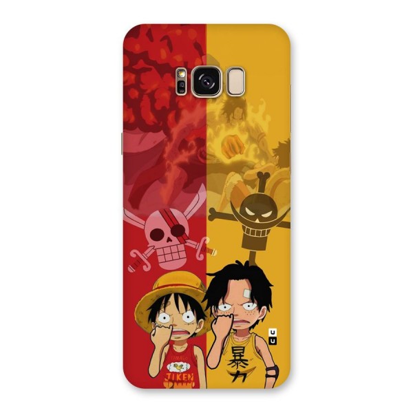 Luffy And Ace Back Case for Galaxy S8 Plus
