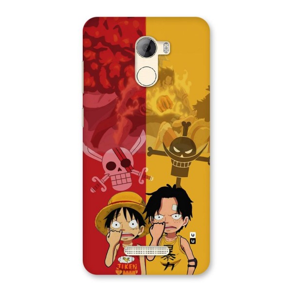 Luffy And Ace Back Case for Gionee A1 LIte