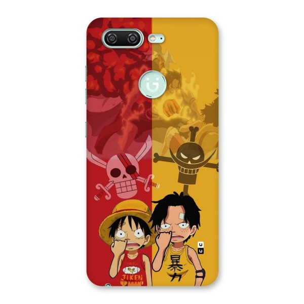 Luffy And Ace Back Case for Gionee S10
