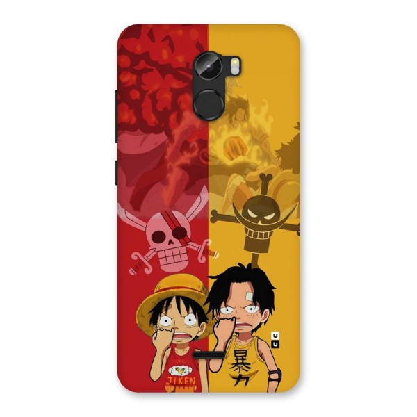 Luffy And Ace Back Case for Gionee X1