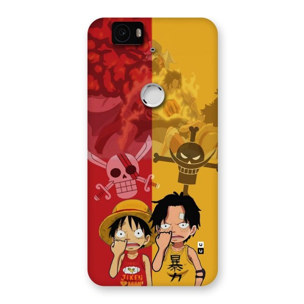 Luffy And Ace Back Case for Google Nexus 6P