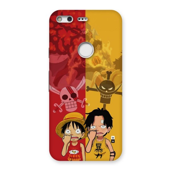 Luffy And Ace Back Case for Google Pixel
