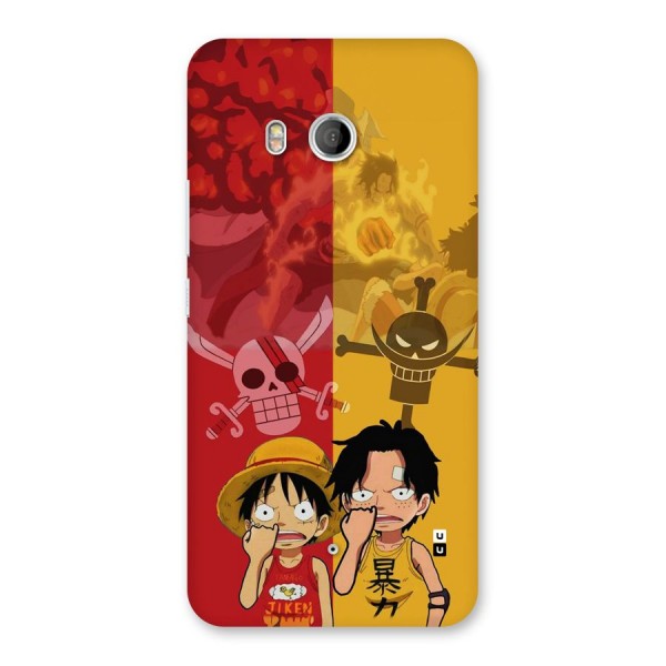 Luffy And Ace Back Case for HTC U11