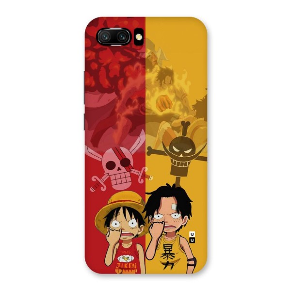 Luffy And Ace Back Case for Honor 10