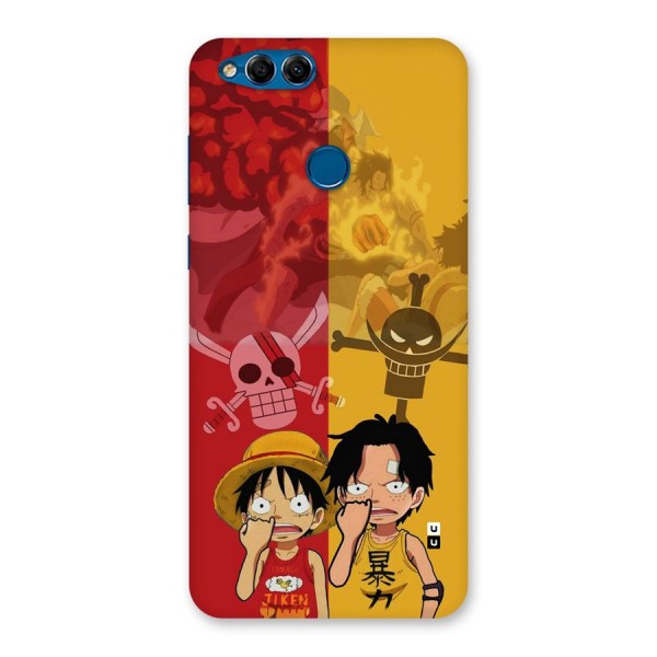Luffy And Ace Back Case for Honor 7X