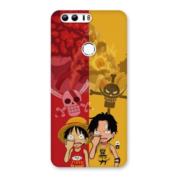 Luffy And Ace Back Case for Honor 8