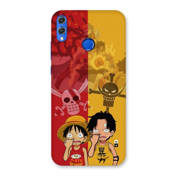 Luffy And Ace Back Case for Honor 8X