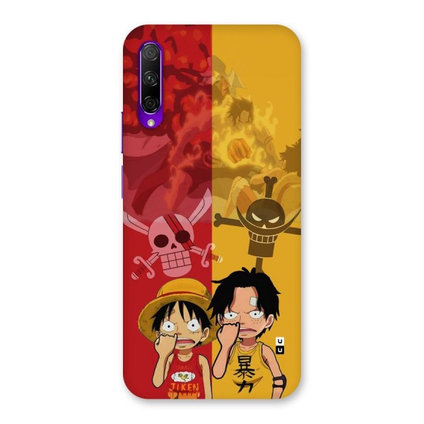 Luffy And Ace Back Case for Honor 9X Pro