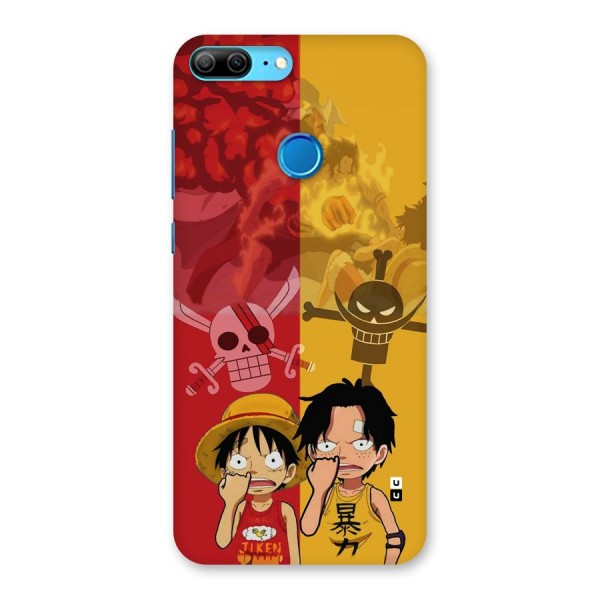 Luffy And Ace Back Case for Honor 9 Lite