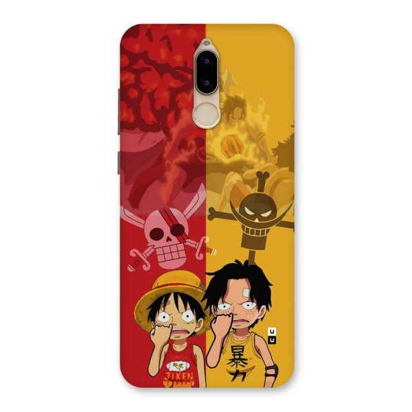 Luffy And Ace Back Case for Honor 9i
