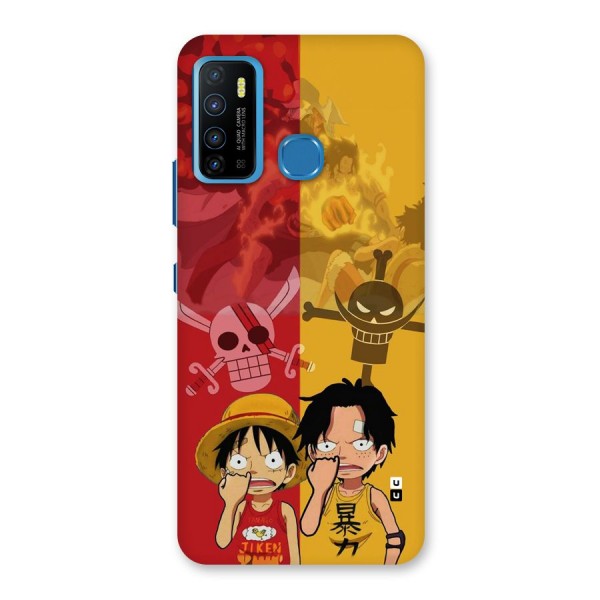 Luffy And Ace Back Case for Infinix Hot 9