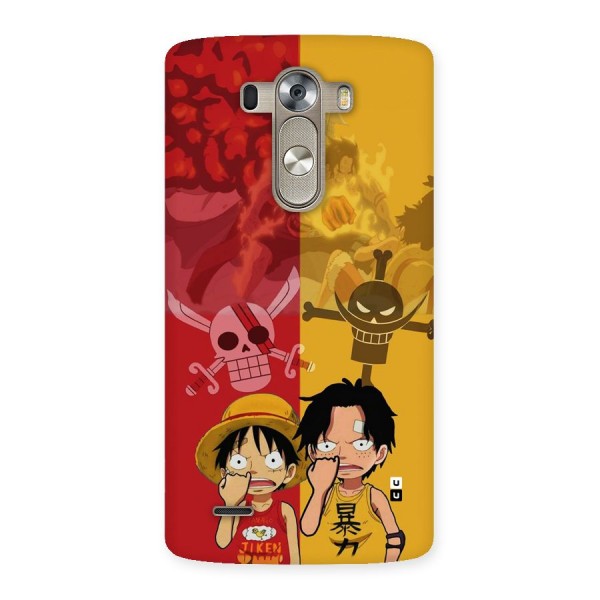Luffy And Ace Back Case for LG G3