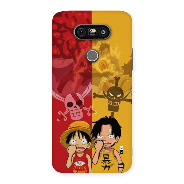 Luffy And Ace Back Case for LG G5