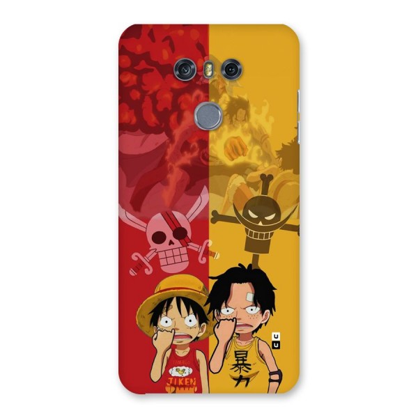 Luffy And Ace Back Case for LG G6