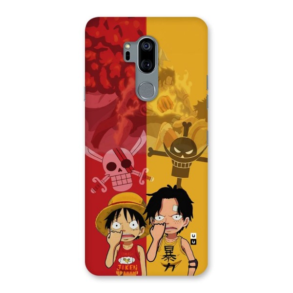 Luffy And Ace Back Case for LG G7