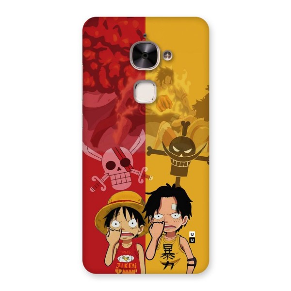 Luffy And Ace Back Case for Le 2