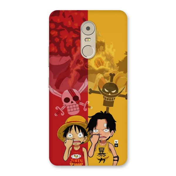 Luffy And Ace Back Case for Lenovo K6 Note