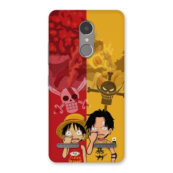 Luffy And Ace Back Case for Lenovo K6 Power