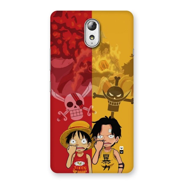 Luffy And Ace Back Case for Lenovo Vibe P1M