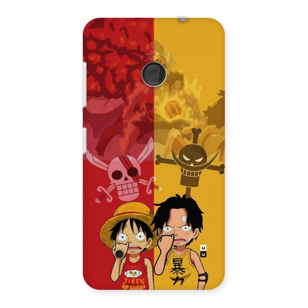 Luffy And Ace Back Case for Lumia 530