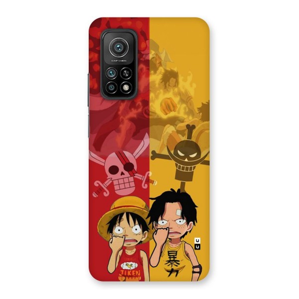 Luffy And Ace Back Case for Mi 10T 5G