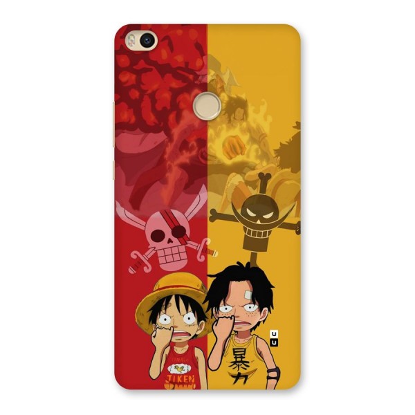 Luffy And Ace Back Case for Mi Max 2
