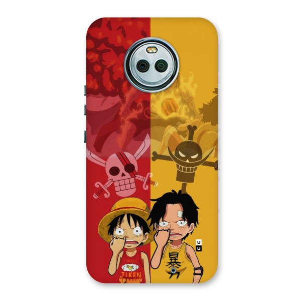 Luffy And Ace Back Case for Moto X4