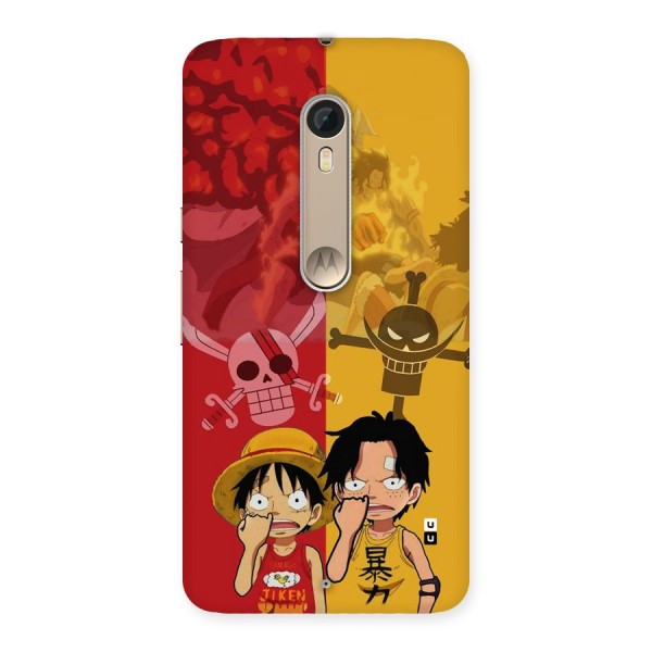 Luffy And Ace Back Case for Moto X Style