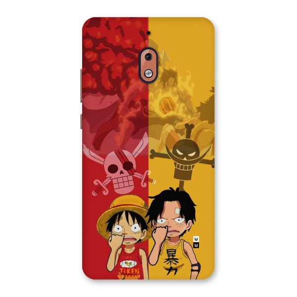 Luffy And Ace Back Case for Nokia 2.1