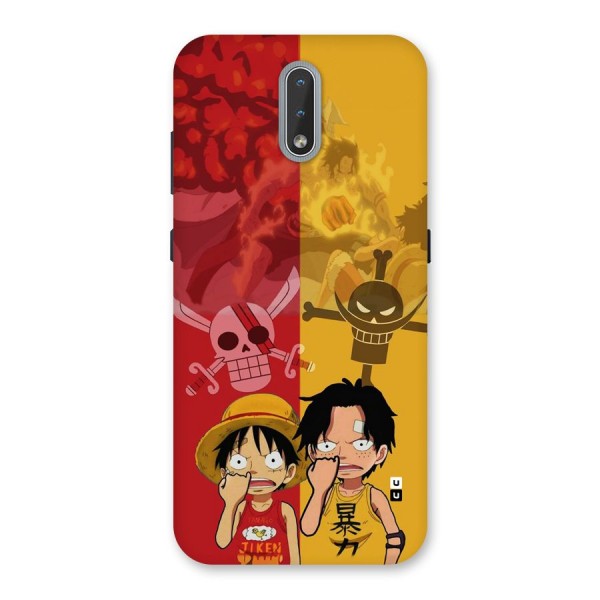 Luffy And Ace Back Case for Nokia 2.3
