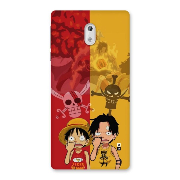Luffy And Ace Back Case for Nokia 3
