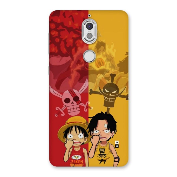 Luffy And Ace Back Case for Nokia 7