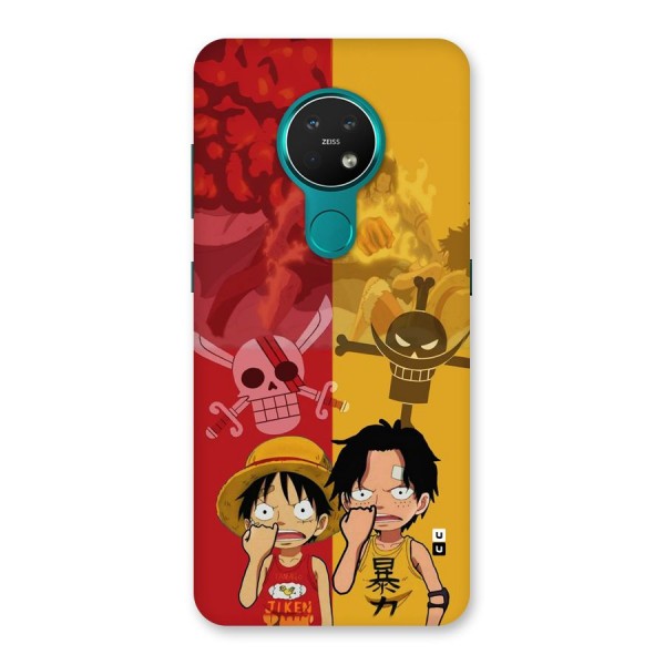 Luffy And Ace Back Case for Nokia 7.2