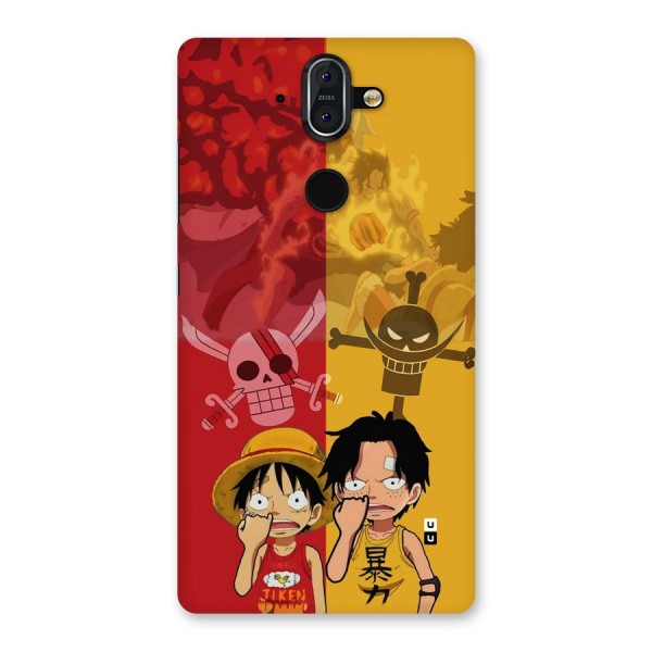 Luffy And Ace Back Case for Nokia 8 Sirocco