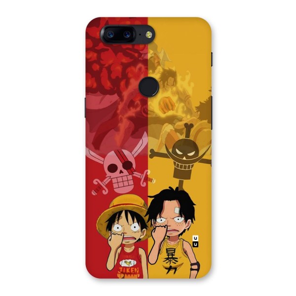 Luffy And Ace Back Case for OnePlus 5T