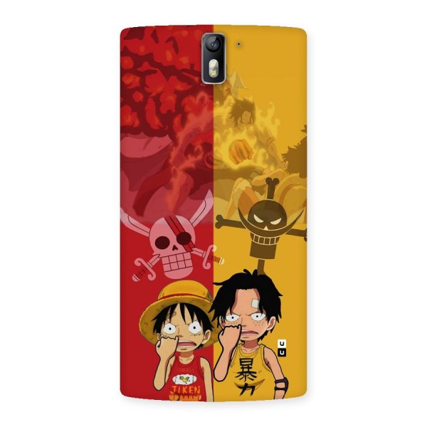 Luffy And Ace Back Case for OnePlus One