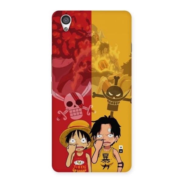 Luffy And Ace Back Case for OnePlus X