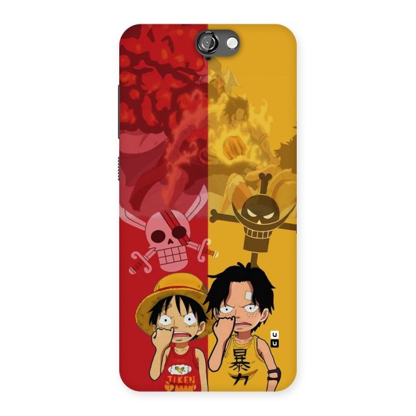 Luffy And Ace Back Case for One A9